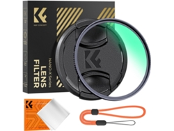 Filtro De Proteção Uv Para Lentes Mc Com Tampa E Pano De Limpeza 72mm