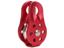 Polea Metálica Fija Para Escalada Portátil En Exteriores Con Placa Oscilante De Aluminio 7075, 20 Kn.