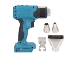 Pistola de calor inalámbrica recargable con 3 niveles de intensidad para embalaje.