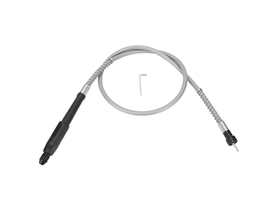 Eje flexible para lijadora eléctrica con portabrocas, suave y flexible.