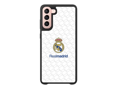 Funda Móvil Oficial Real Madrid para Samsung Galaxy S22 PHONECASES3D Piel Sintética Negro