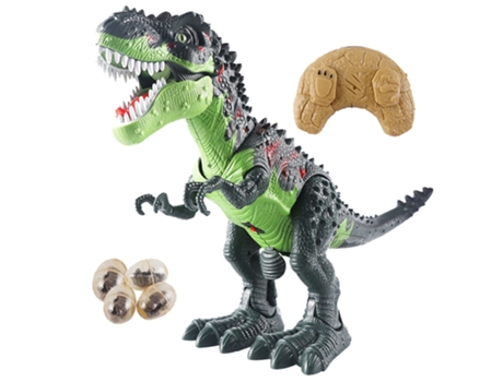 Rc Dinosaurio Teledirigido, Suena Dinobot Eléctrico, Juguete de Animales Que Caminan, Poniendo Huevos A