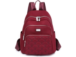 2026-bolsa De Hombro De Nailon Mochila Pequeña Casual Para Mujer Antirrobo Multifunción (vino)