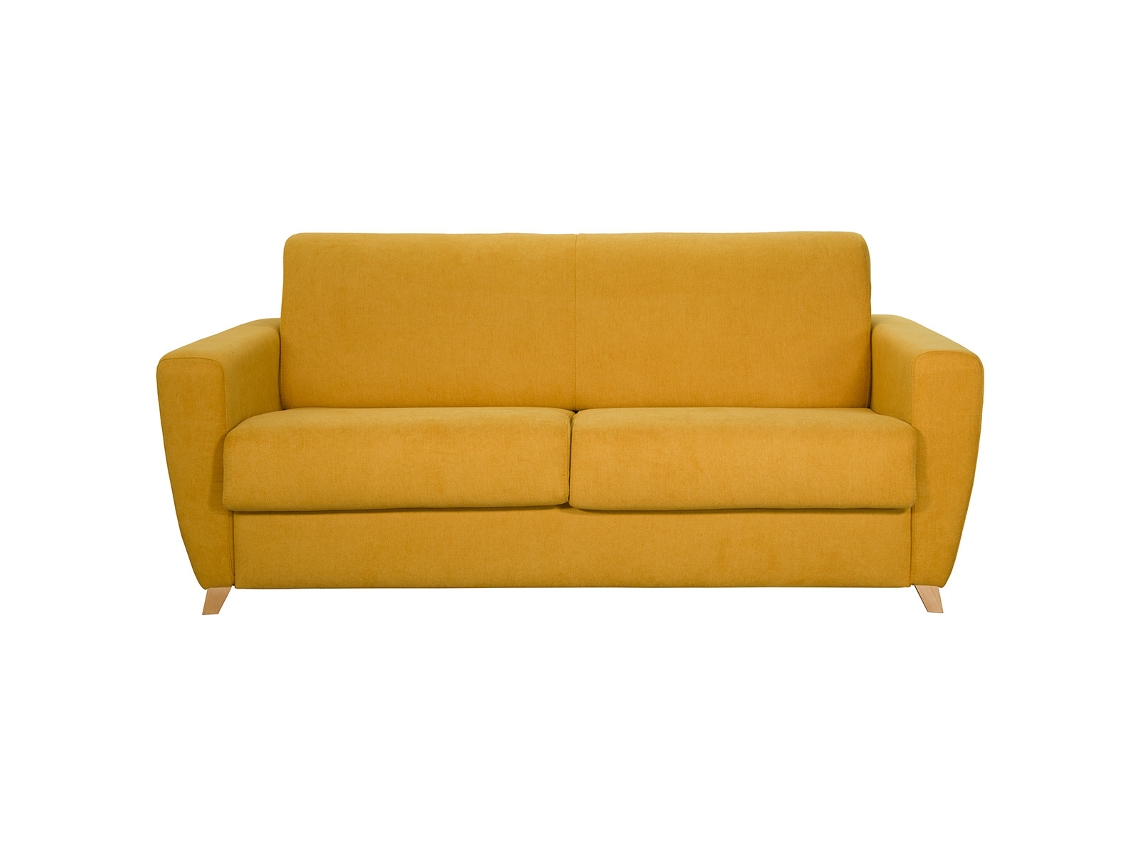 Sofá Convertible Nórdico Amarillo Mostaza Graham MILIBOO