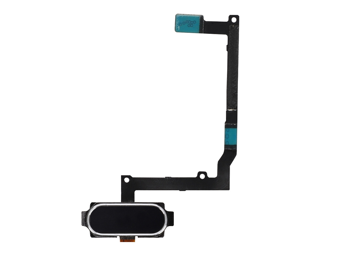 Conector De Botón De Cable Flexible De Huella Digital Para Samsung A7 2016 A710 A710f Negro