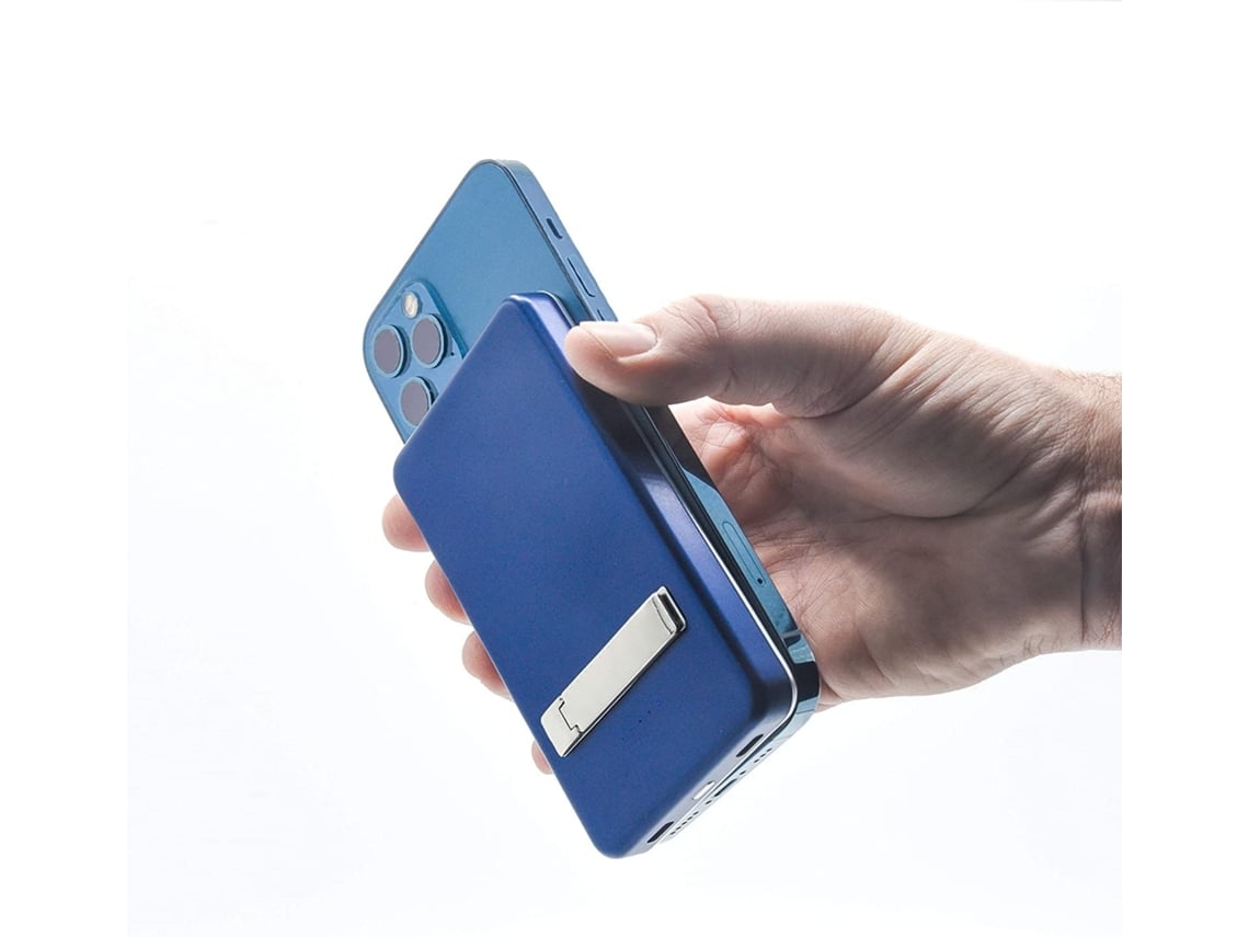 Power Bank Porta Universal Sem Smartphone Pequena Usb-C Ultra YIZHOOD Azul
