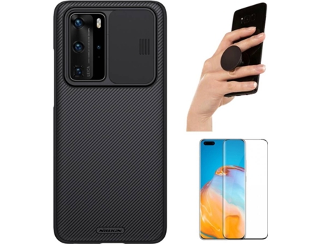 Carcasa, Protector y Popsocket Huawei P40 Pro Nillkin Camshield Negro