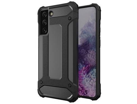 Carcasa Samsung Galaxy S21 FE LMOBILE Antichoque Negro