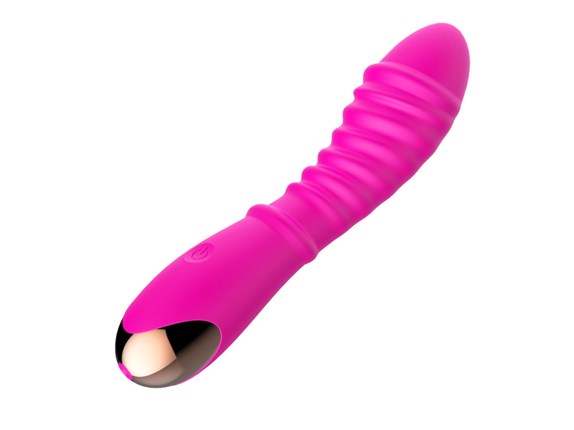 Vibrador De Masaje De Hilo De 10 Frecuencias Para Mujer (rosa Roja)
