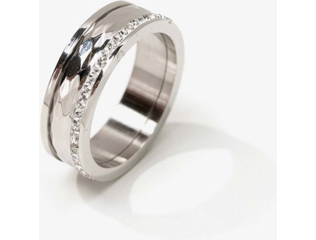 Anillo VILA NOVA Plateado (Acero Inoxidable - S/M)