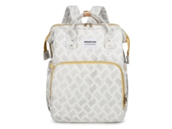 Mochila de maternidad plegable de gran capacidad con interfaz USB, bolso multifuncional para madre y bebé, gris, Yunzii