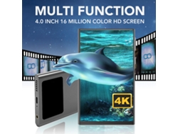 Reproductor MP4 con pantalla táctil IPS HD, Bluetooth y wifi
