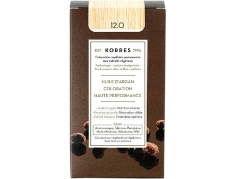Tinte de Cabello KORRES Permanente Rubio (1 Un)