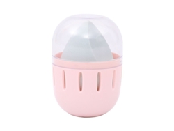 Soporte Para Esponjas De Maquillaje Con Tapa Transparente, Almacenamiento A Prueba De Polvo (esponja De Maquillaje No Incluida).