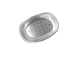 Jabonera de acero inoxidable Sus304, bandeja para jabón con capa superior extraíble, fácil de limpiar, segura y duradera.