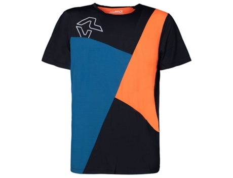 Camiseta de Hombre ROCK EXPERIENCE Drum Laranja Azul (XL)