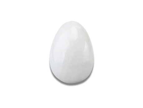 Huevo Yoni En Jade Blanco TIENDA KARMA YOGA