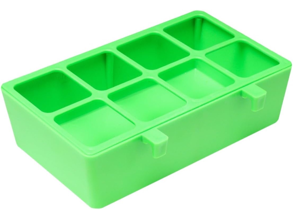 Comedero Para Pájaros Inoomp, Soporte Para Comida De Loros Y Periquitos, Caja De Alimentación, Duradero, Fácil De