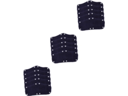 Juego De 3 Cintas Para El Sudor Reutilizables Para Cascos De Seguridad, Color Azul Oscuro.