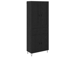 Aparador de madera procesada de roble negro MAISON EXCLUSIVE (69,5x34x180 cm)