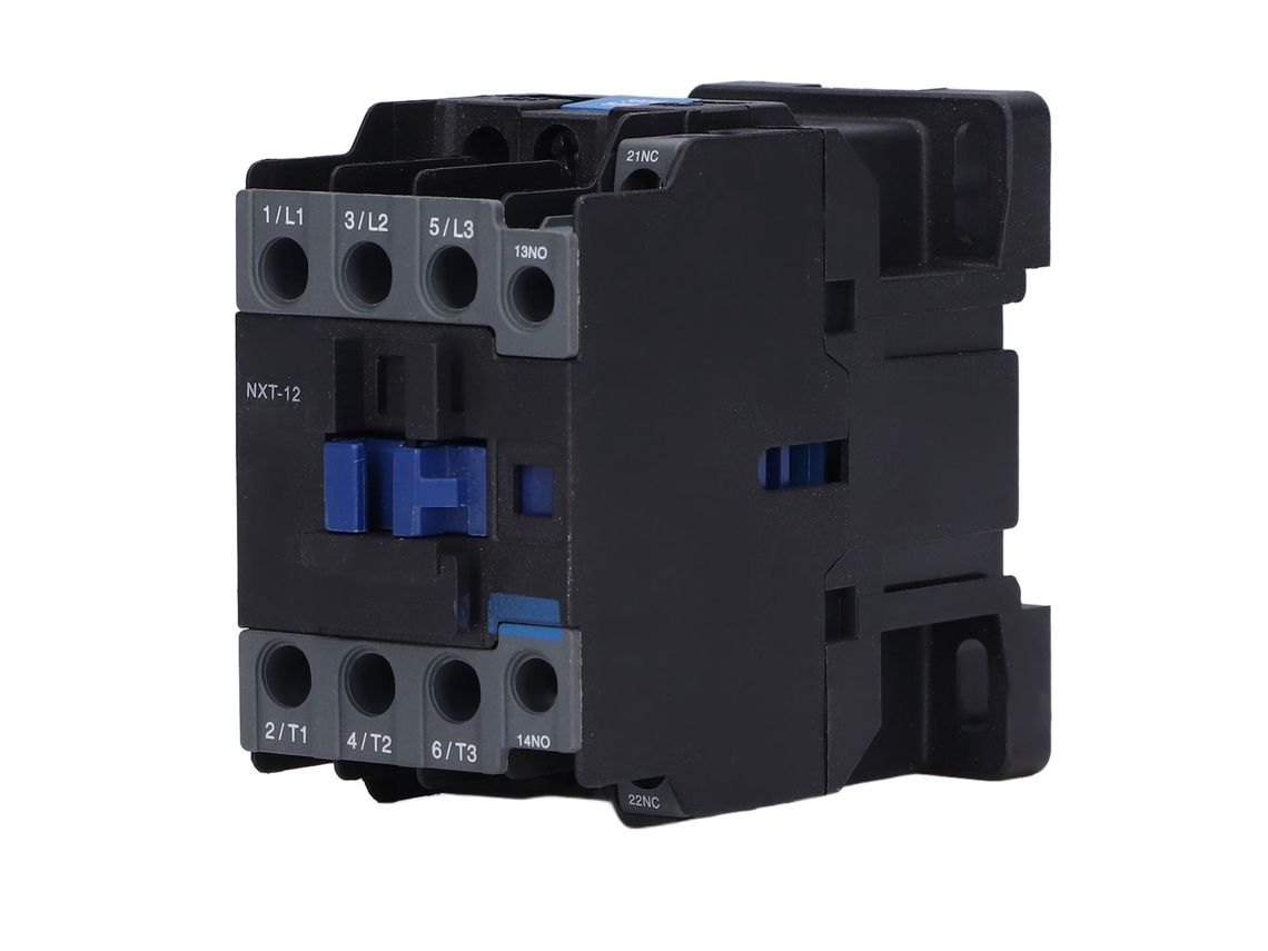 2026dz-contactador Ca Montaje En Riel Din 380v 50hz 12a Para Control De Circuito Industrial Hogar Nxt‑12