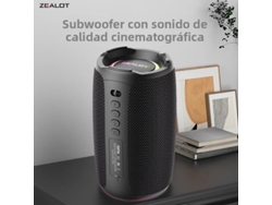 Altavoz inalámbrico portátil para exteriores con iluminación RGB y 20 W de potencia. Mdug