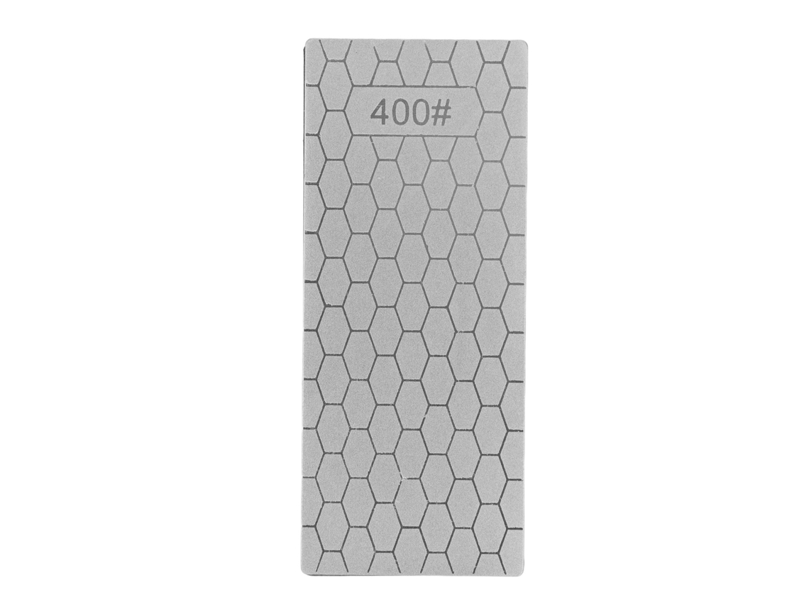 Piedra De Afilar Rectangular De Diamante De Grano 400 Para Cuchillos Y Herramientas De Cocina.