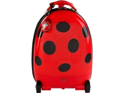 Maleta de Viaje Infantil COLORBABY Telecomandado Joaninha Rojo (31x25x42cm)