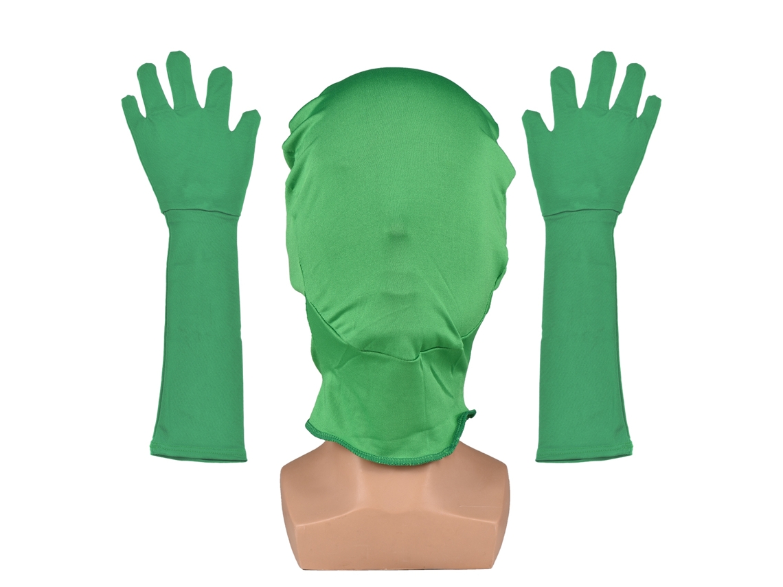 2026-guantes Y Máscaras De Chroma Key Verde Para Filmación Y Edición De Video
