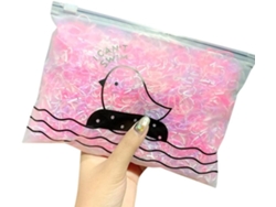Coleteros radiantes sin costuras, accesorios económicos para el cabello, coleteros duraderos para mujeres y niñas, coleteros suaves y adorables.