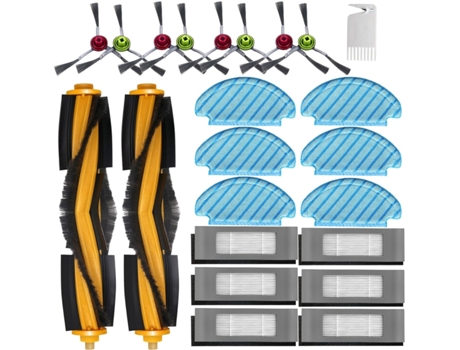 24 piezas accesorios Ecovacs Deebot OZMO 920, 950, T5, T8 AIVI Max Multicolor