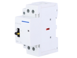 2026dz-contactor CA doméstico 2p 40a para riel DIN con control de interruptor manual 2no Bch8-40m