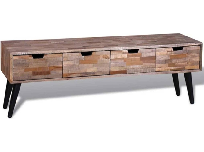 Mesa de TV VIDAXL Marrón Madera (120x31x40 cm)