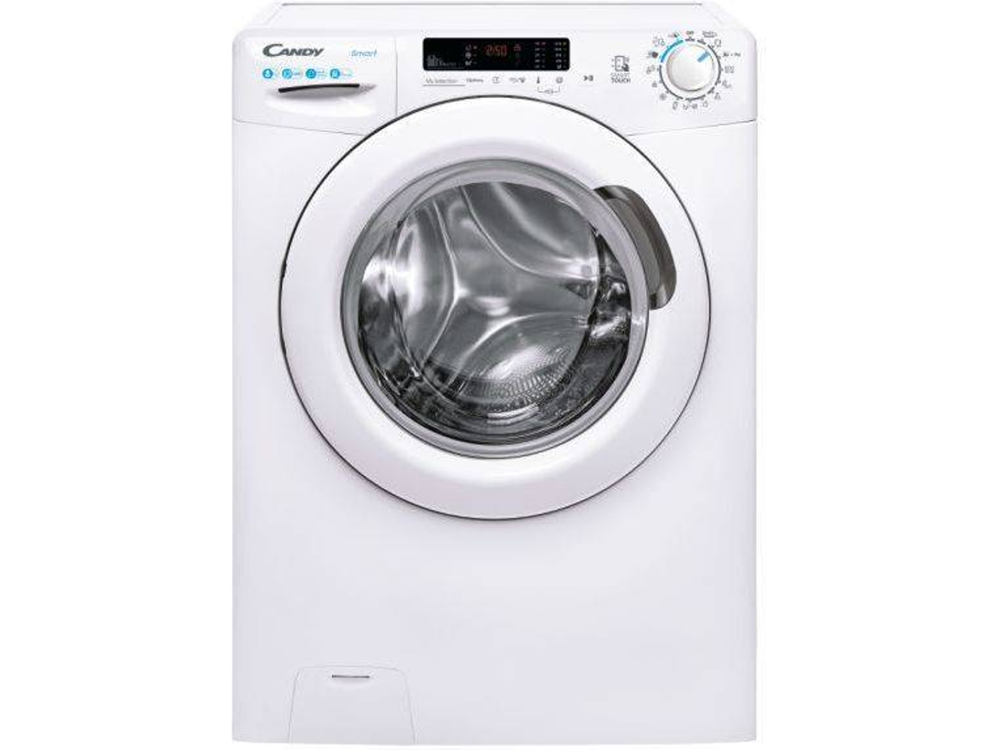 Lavadora Candy Cs1482de1s clase d8 kg 1400 rpm carga frontal 8kg 1400rpm 1482de1s 1482de 1 a blanca smart fondo 53cm inicio diferido 24h planchado 5 8