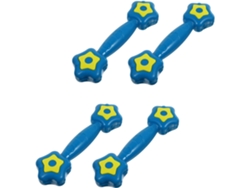 Juego de 4 mancuernas para niños y niñas: herramientas divertidas para el entrenamiento corporal.