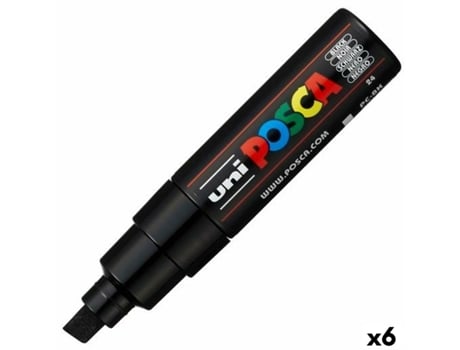 Rotuladores POSCA pc-8k Negro 6 unidades