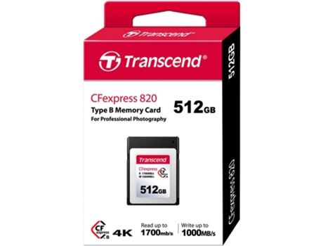 Tarjeta de memoria Transcend Cfexpress 512Gb Tlc