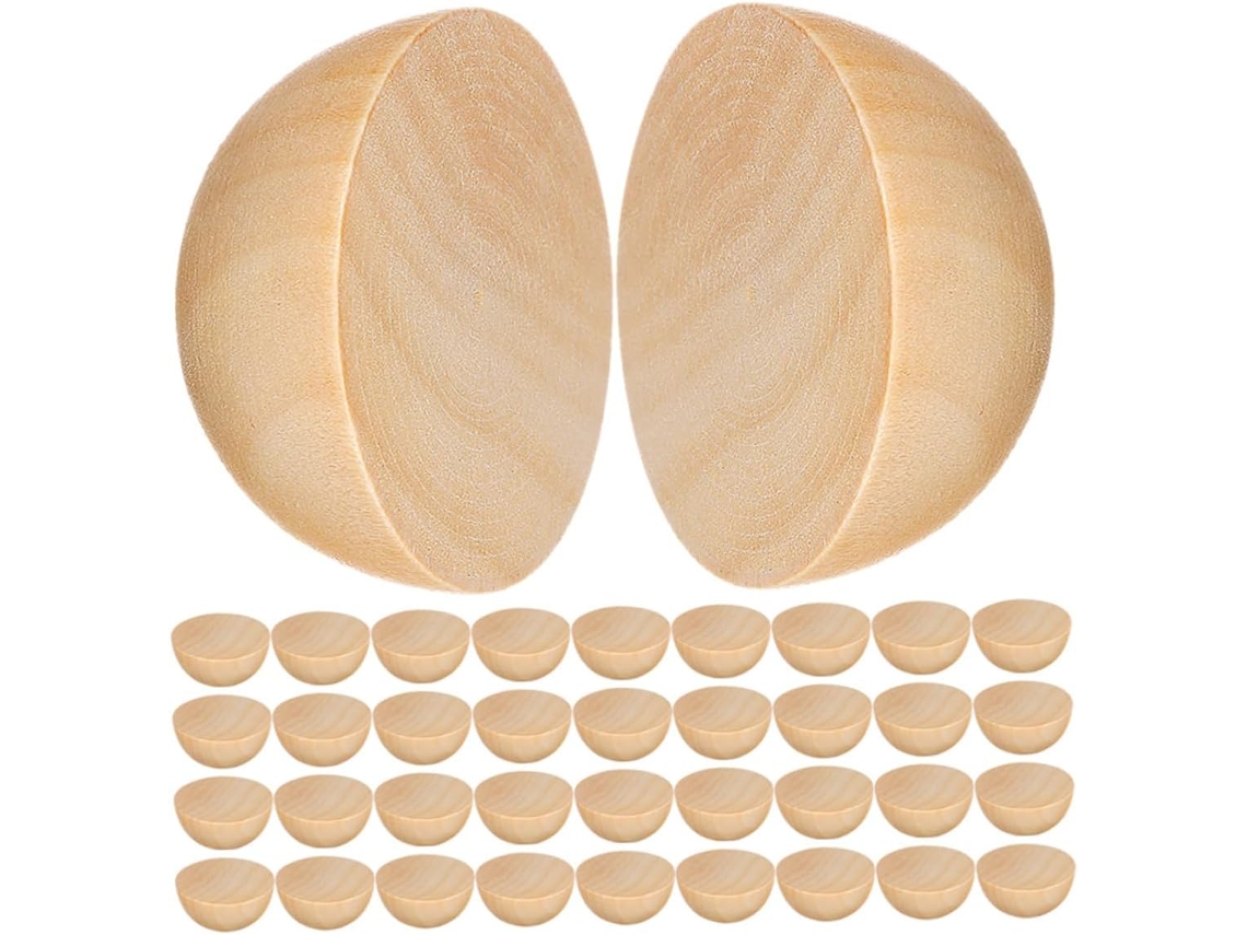Juego De 300 Piezas De Cuentas Hemisféricas Redondas Sin Pintar Para Manualidades.