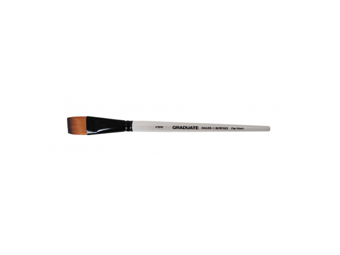 Pincel Sintetico Aguadas Plano Graduate Mango Corto (3/4'' 20,6 Mm)