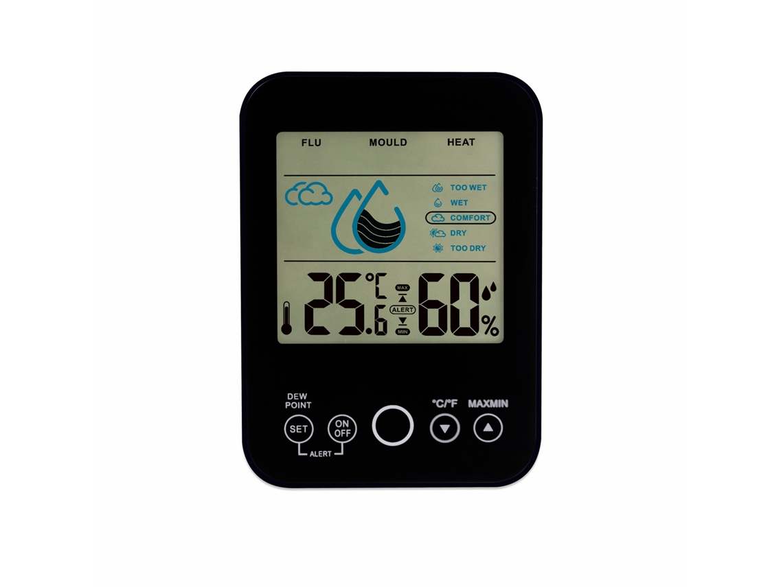Termómetro-higrómetro Digital Multifuncional Monitor De Temperatura Y Humedad Indicación De Confort