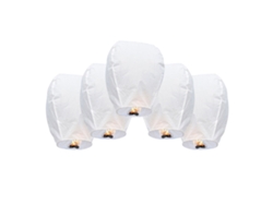 JILLIOPER Linternas de deseos para la liberación del cielo, linternas para lanzar en el cielo Biodegradable Fire Retardant Paper Flying Light para momentos cere