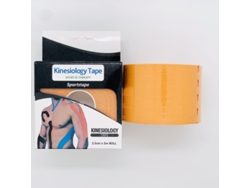 Cinta muscular deportiva para fisioterapia, cinta kinesiológica, rodillera, vendaje protector deportivo, caja naranja, 10 cm y 5 m, Chennnls