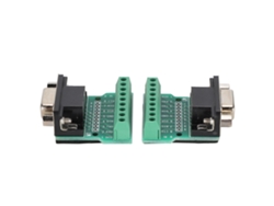 2pcs Conector Adaptador Terminal Db9-m1-01 De 9 Pines 3.96mm Pitch Hembra Con Alfombra Aislante