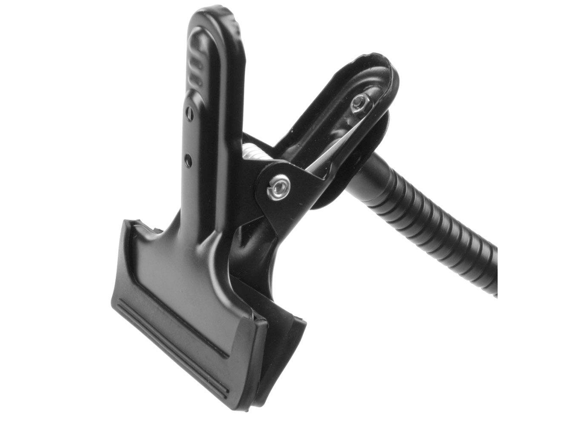 Cuello de cisne Walimex con soporte de abrazadera y clip de estudio