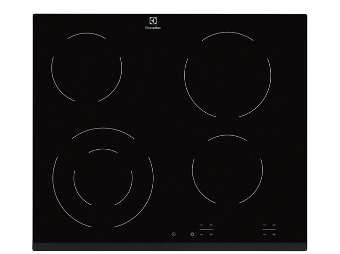 Placa de Vitrocerámica ELECTROLUX EHF6241FOK (Eléctrica - 59 cm - Negro)