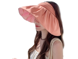 Sombrero de ala ancha con protección UV UPF 50+, ideal para tenis, golf y playa.