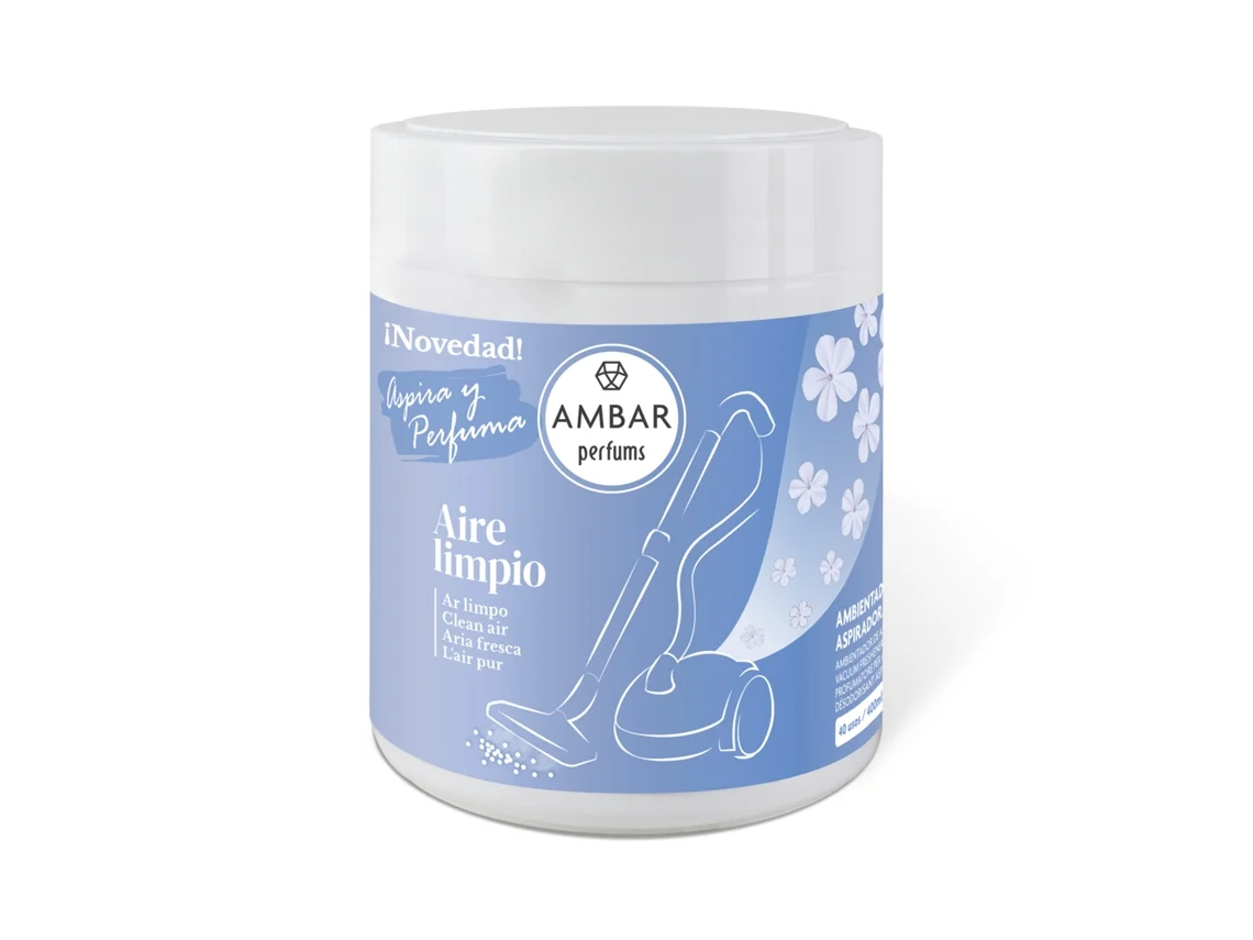 Ambientador Aspiradora 400Ml Aire Limpio Ambar AMBAR PERFUMS