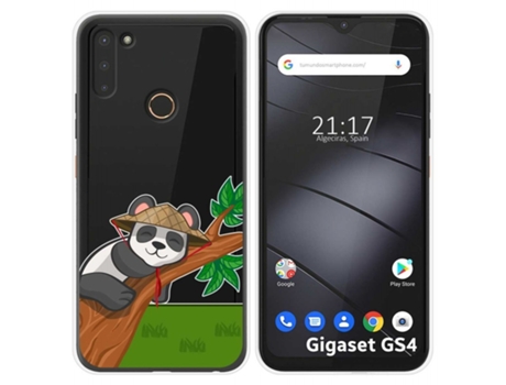 Carcasa Gigaset GS4 TUMUNDOSMARTPHONE Dibujos Transparente Multicolor