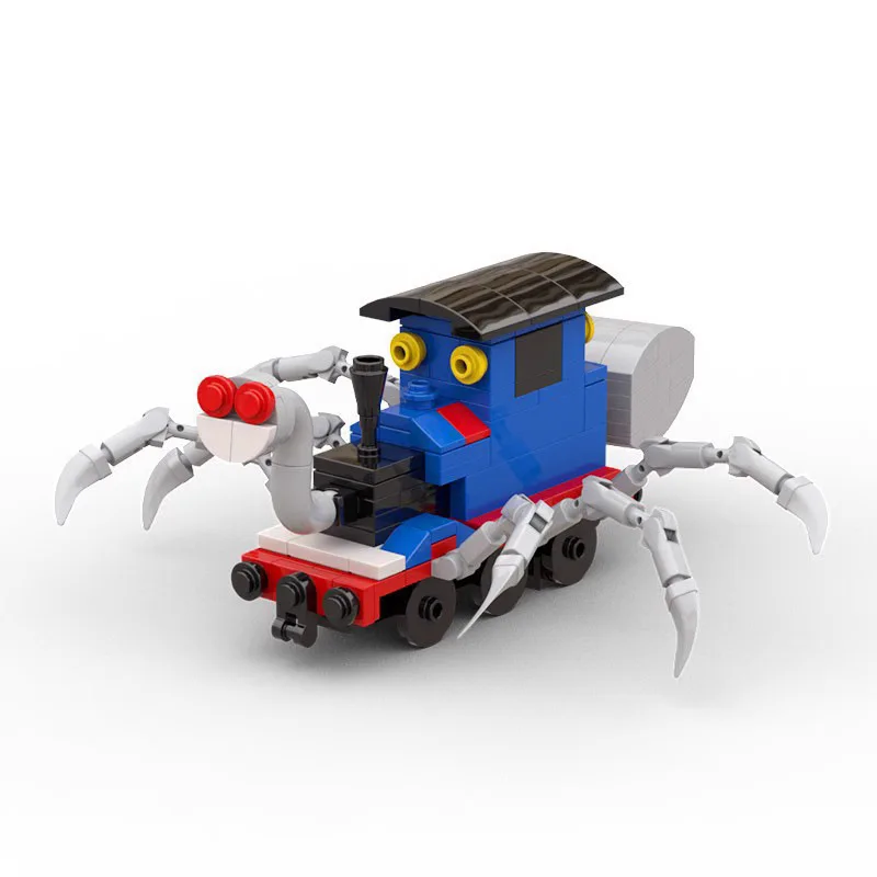 Juego de bloques de construcción de monstruo del tren del terror Moc Thomas Exe, juguete para hacer uno mismo