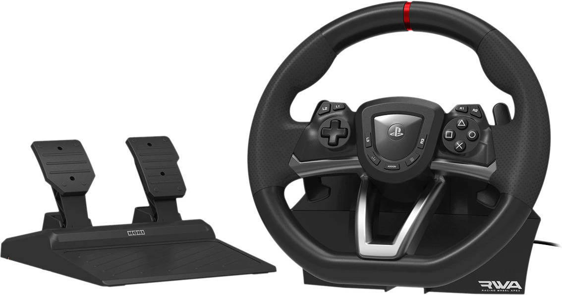 Volante + Pedales HORI Apex (Multiplataforma - Negro)